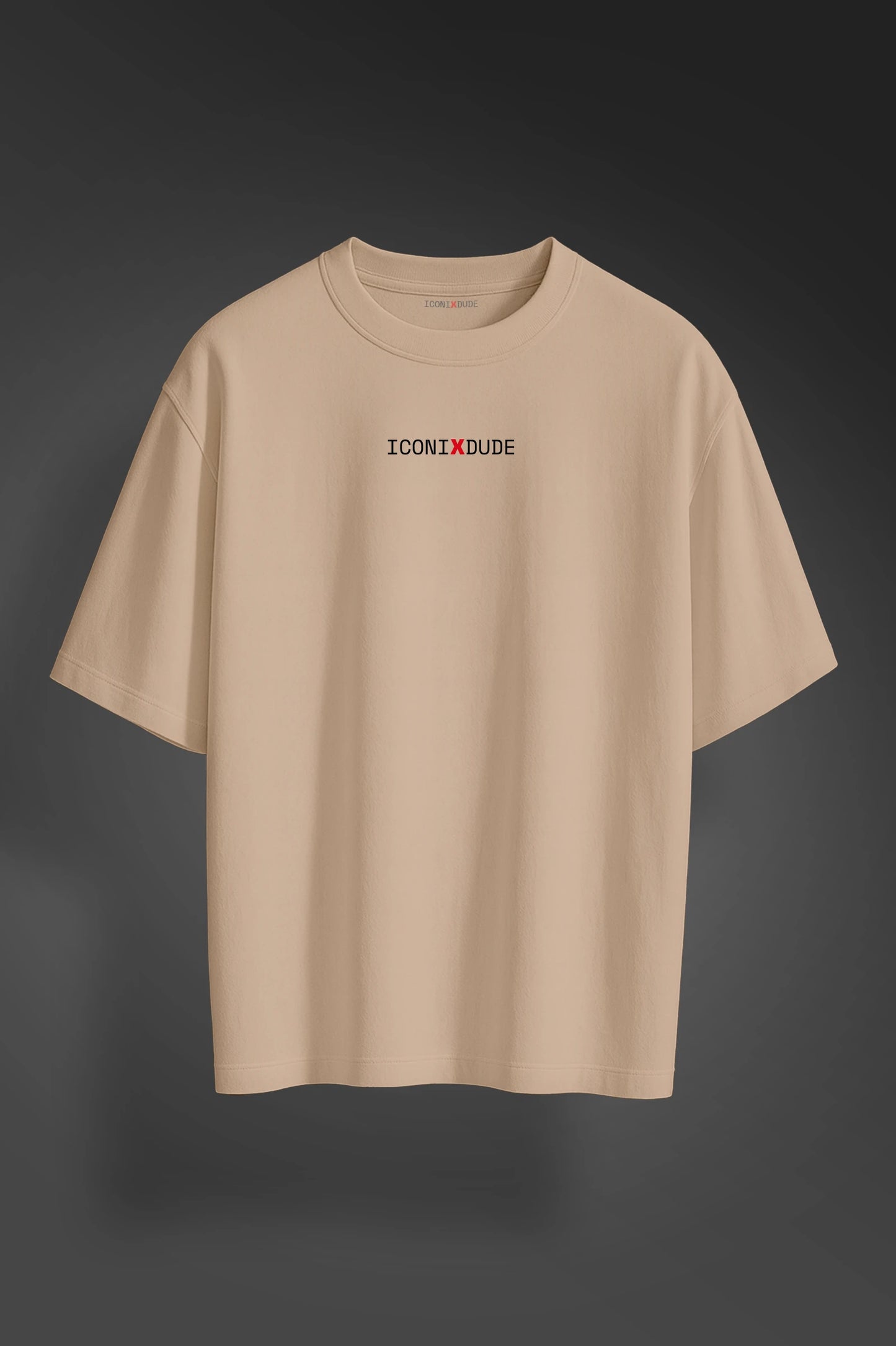 Beige Half T-Shirt