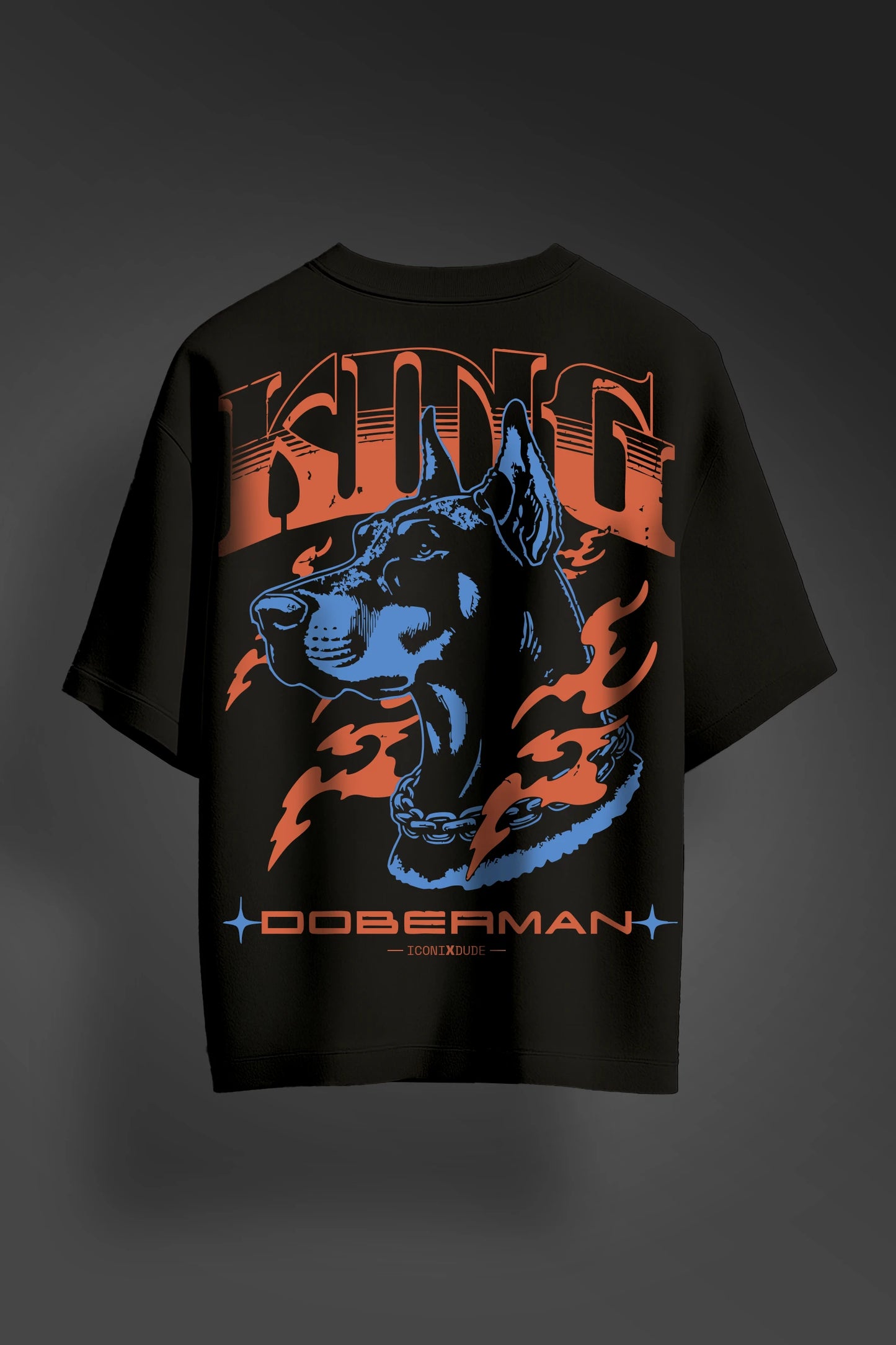 Black Half T-Shirt