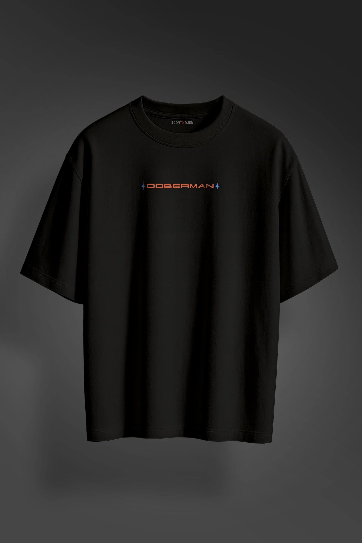 Black Half T-Shirt