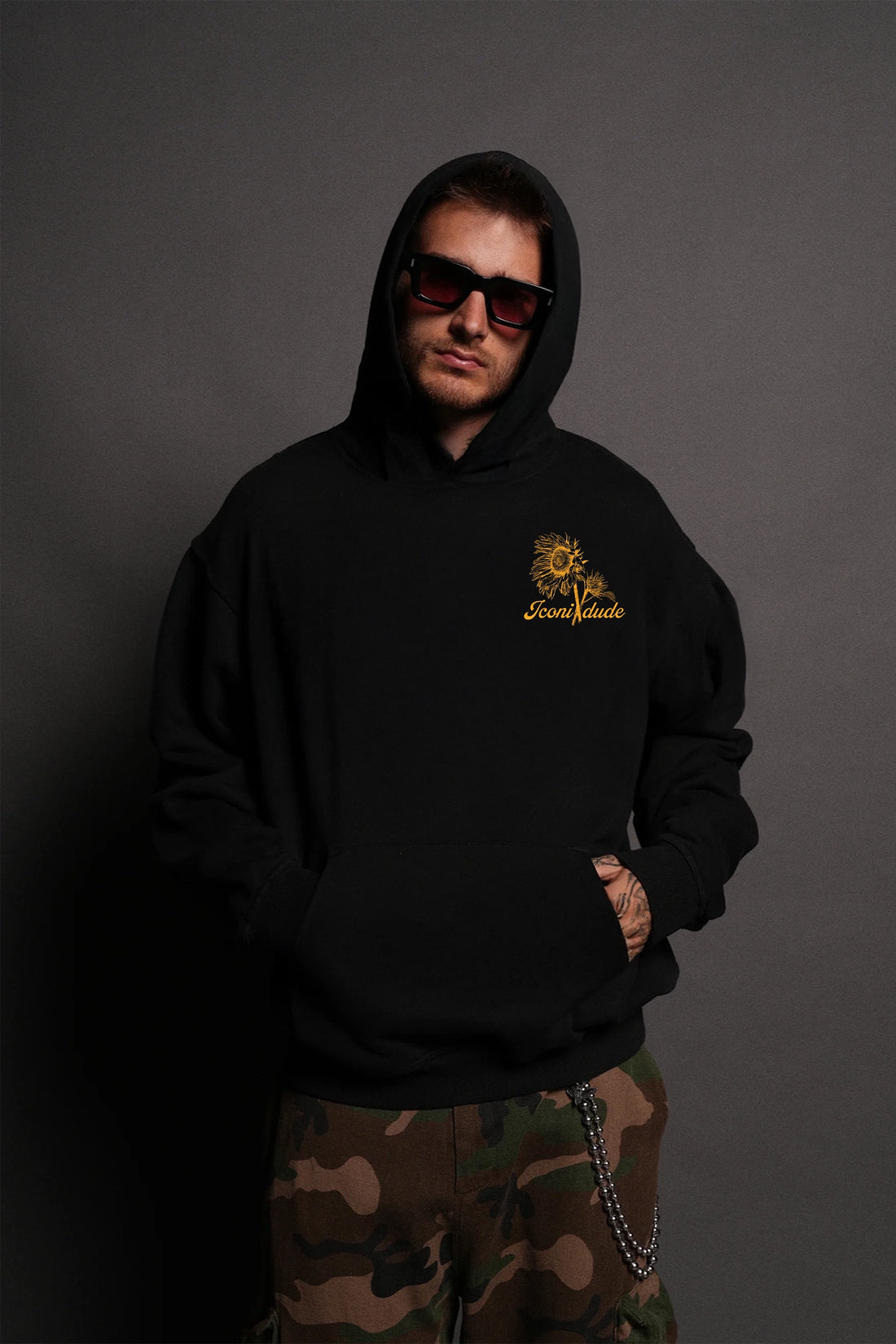 Black Sunflower Hoodie