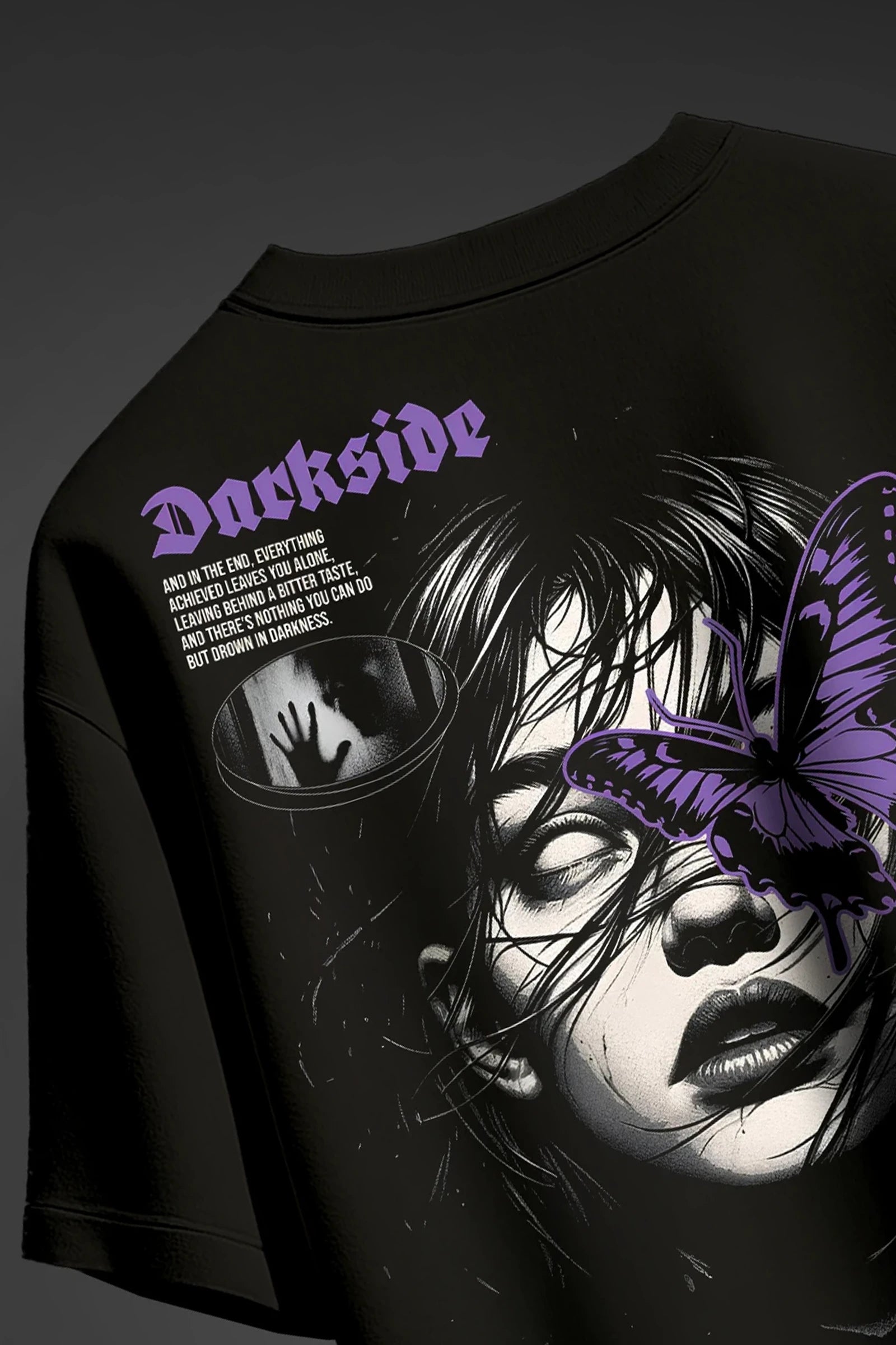 Darkside Black oversize T-shirt