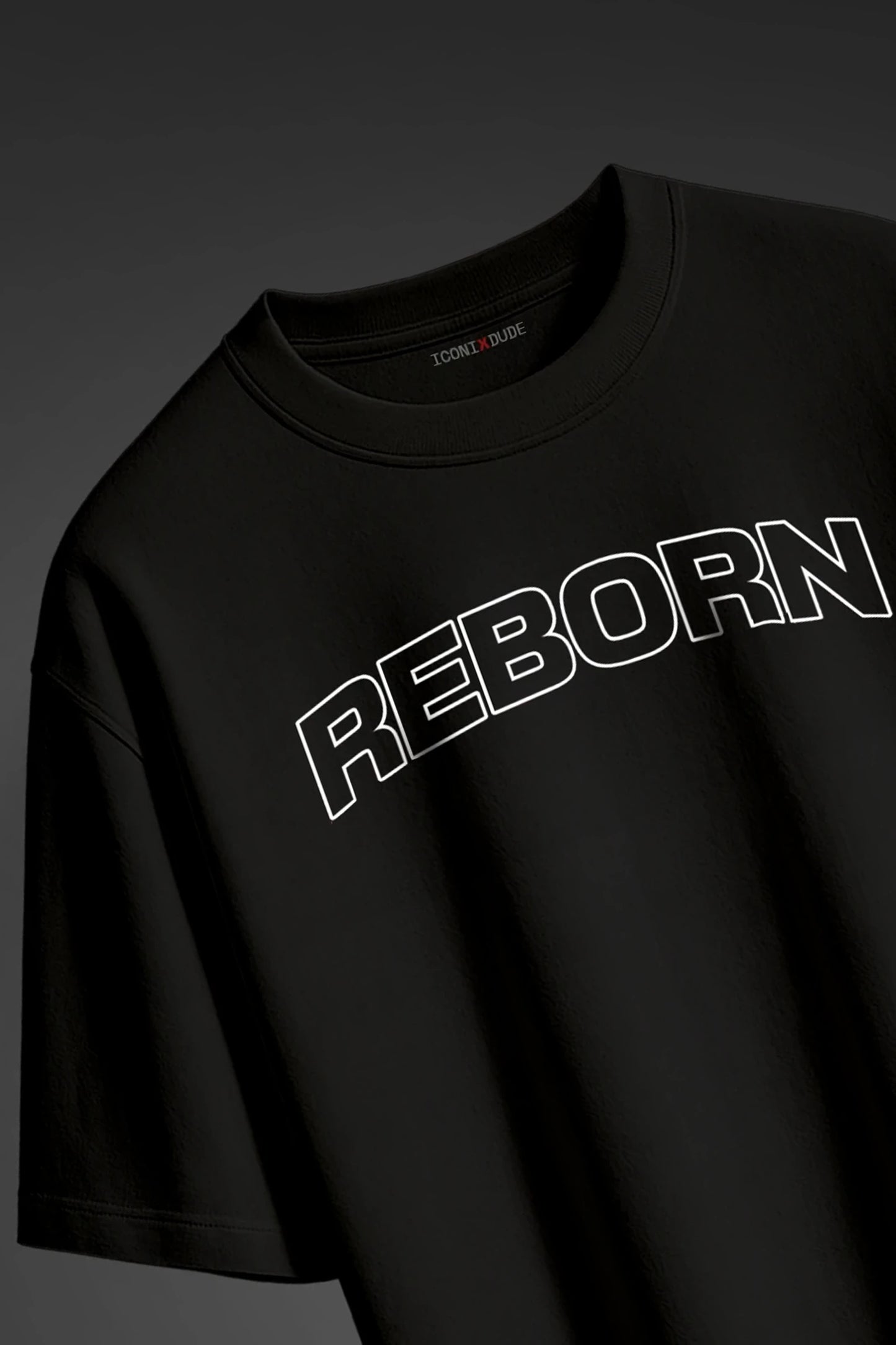 Black Half T-shirt