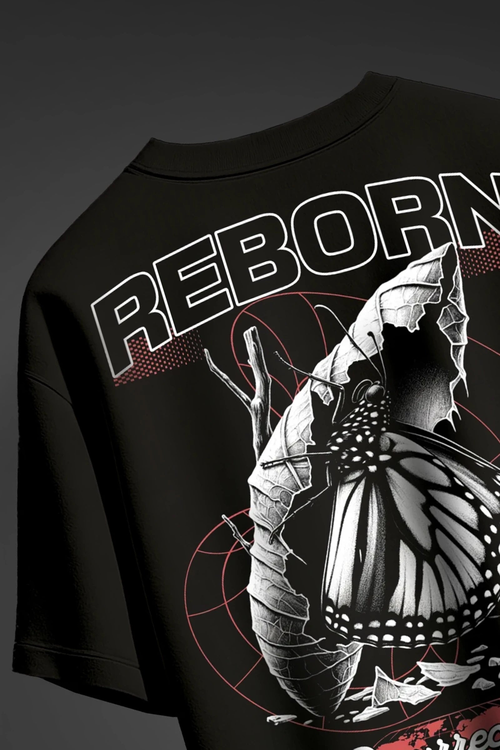 Reborn Black Oversize T-shirt