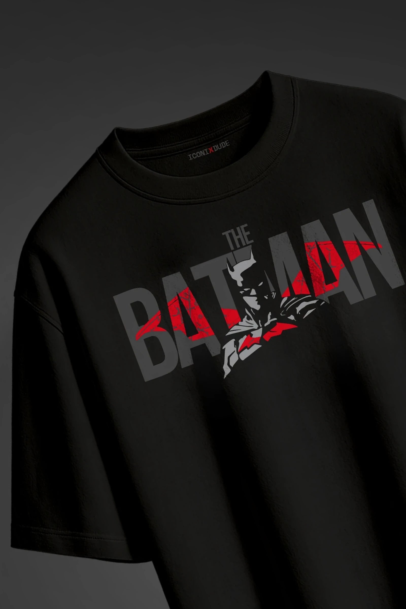 Darczone Batman Oversize Black T-shirt