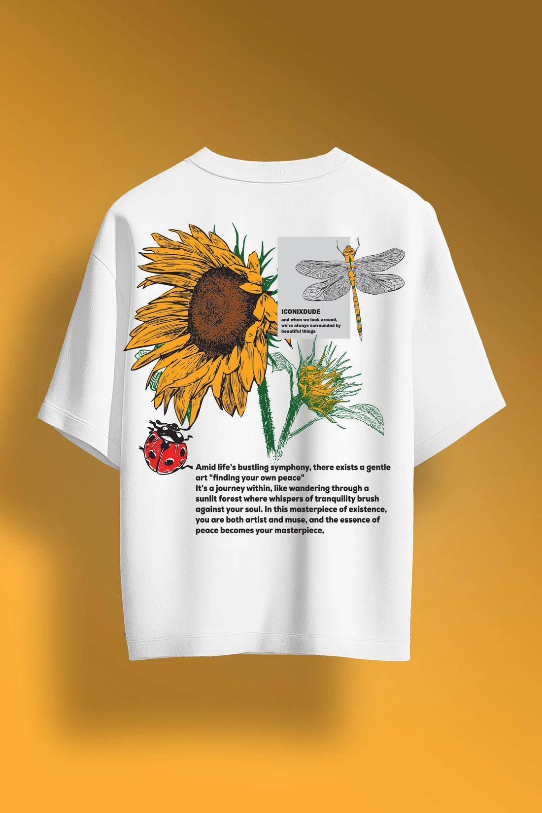 Sunflower White Oversize T-shirt