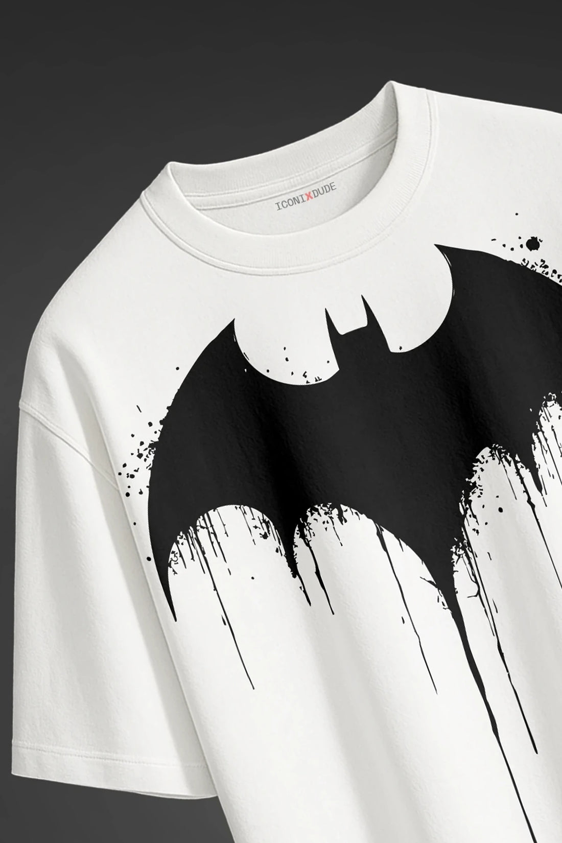Bat Oversizr White T-shirt