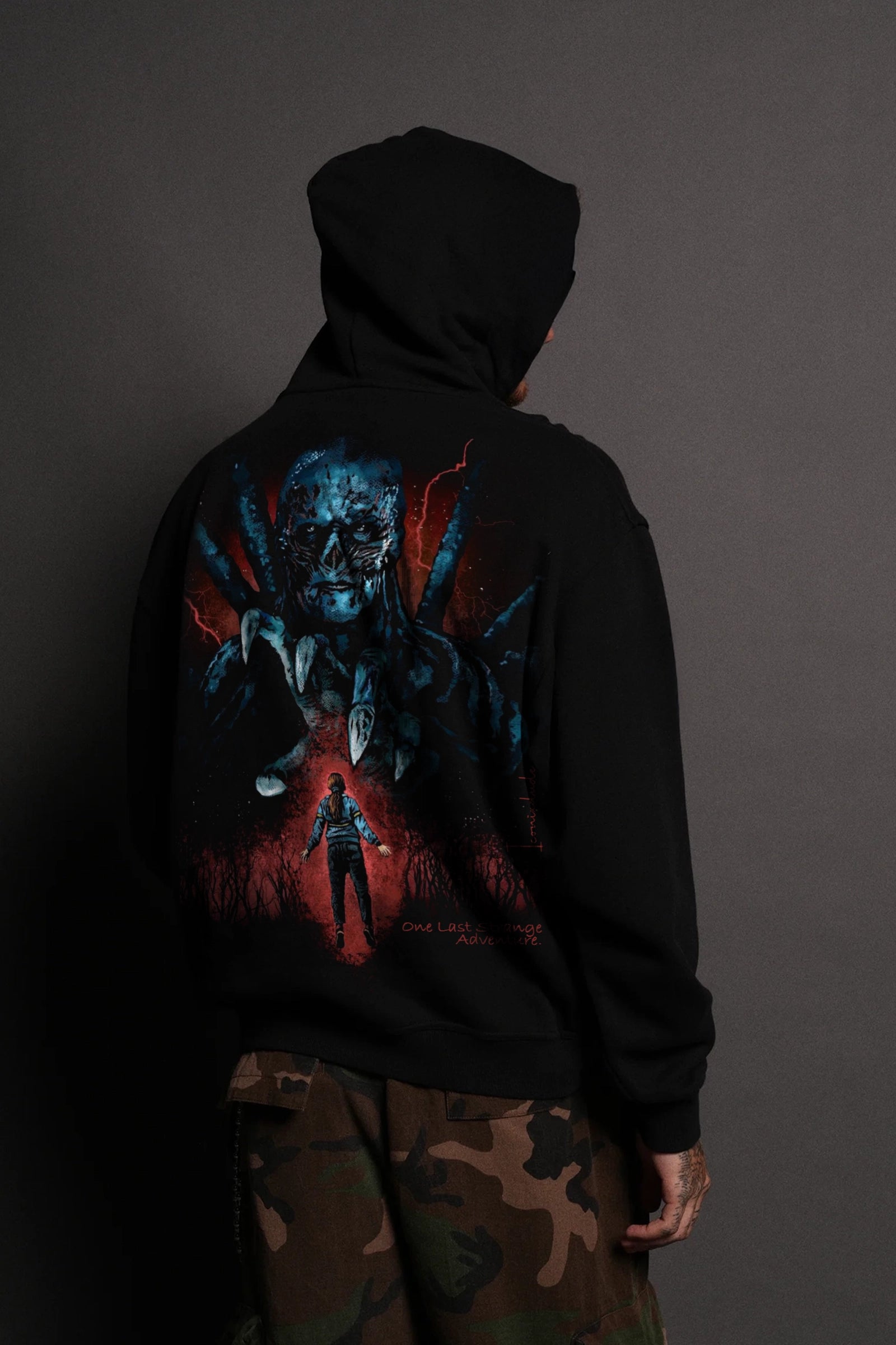 Black Stranger Things Hoodie