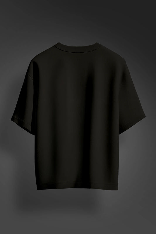Black Half T-Shirt