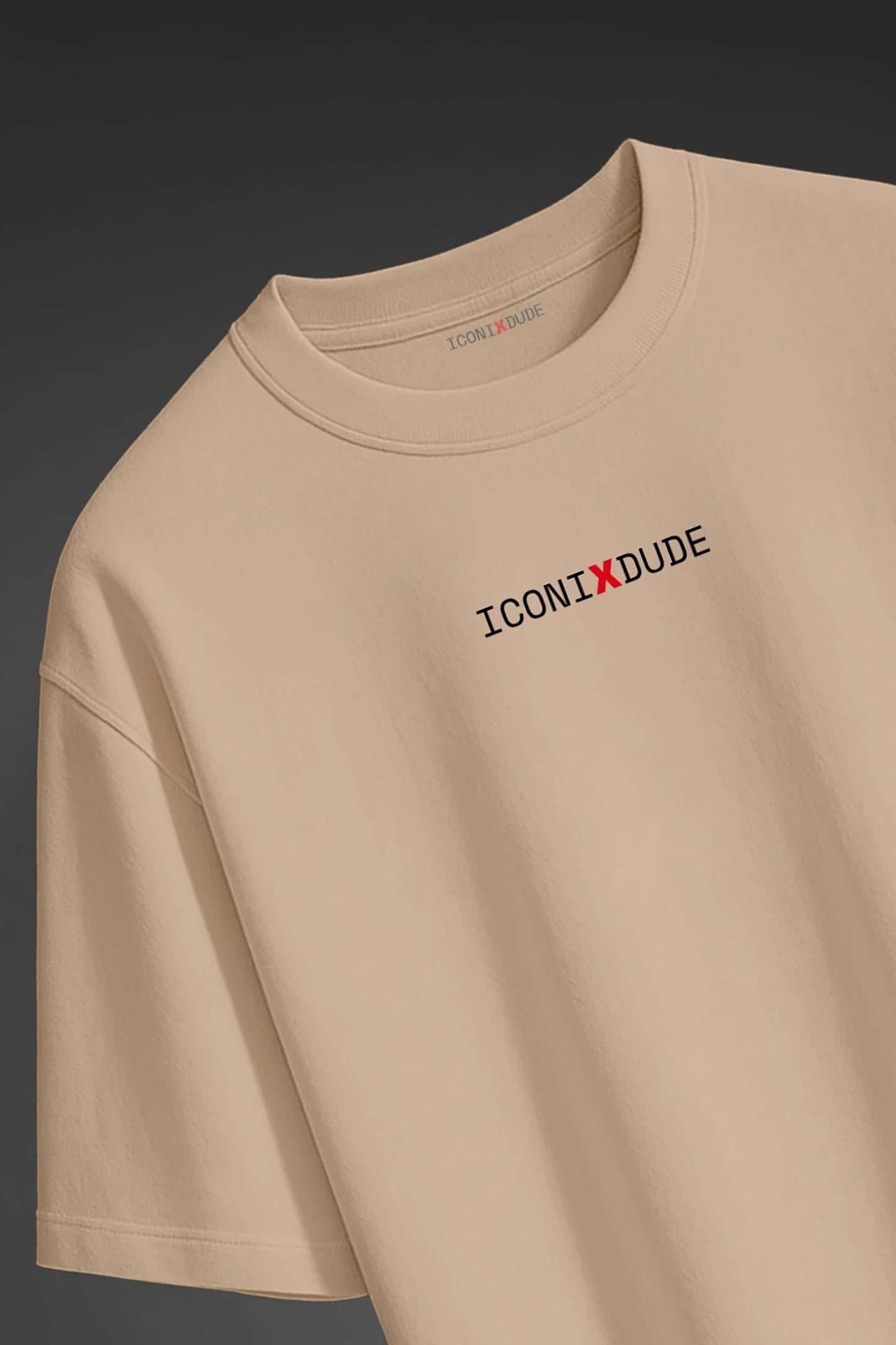 Beige Half T-Shirt