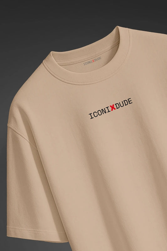 Beige Half T-Shirt