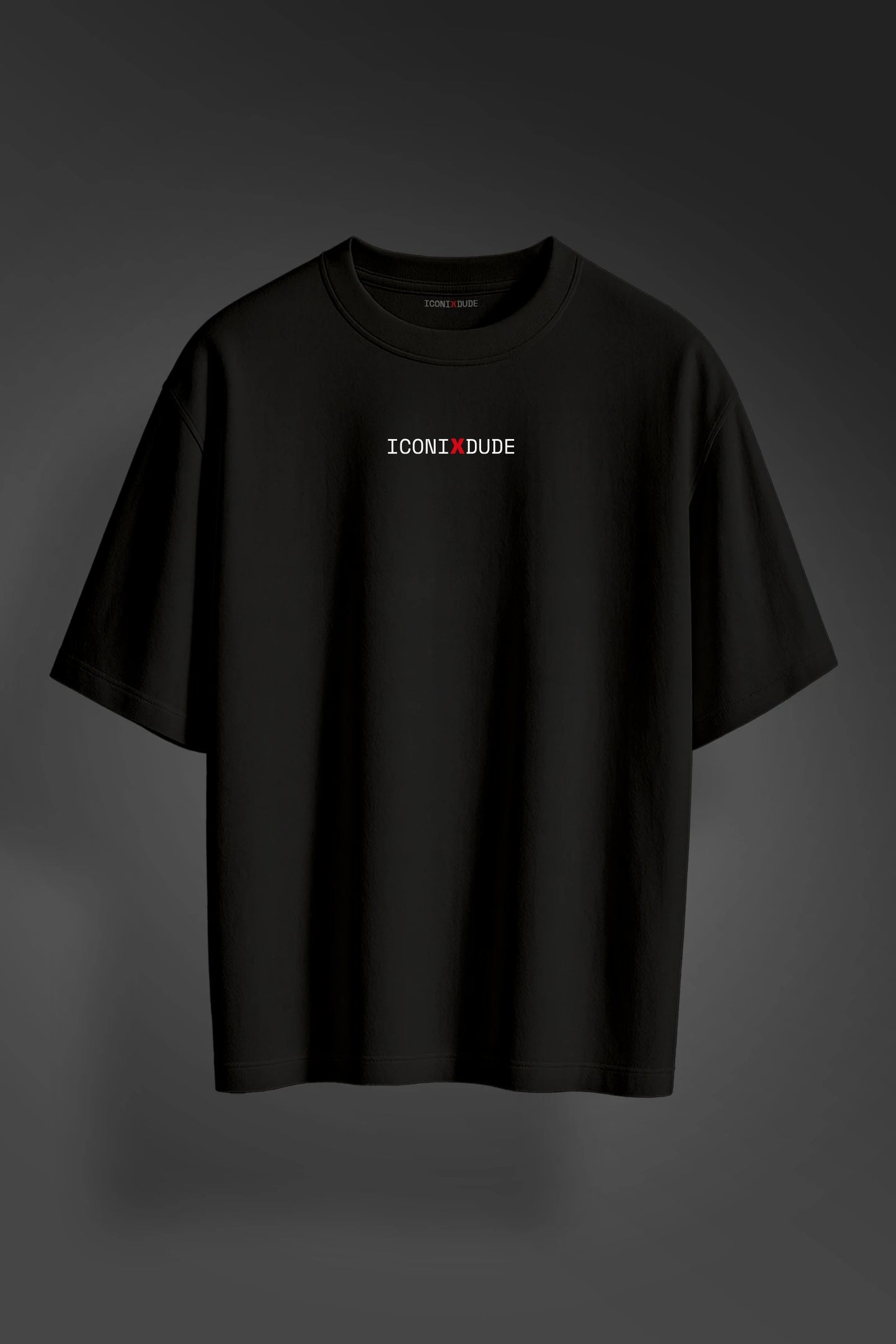Black Half T-Shirt