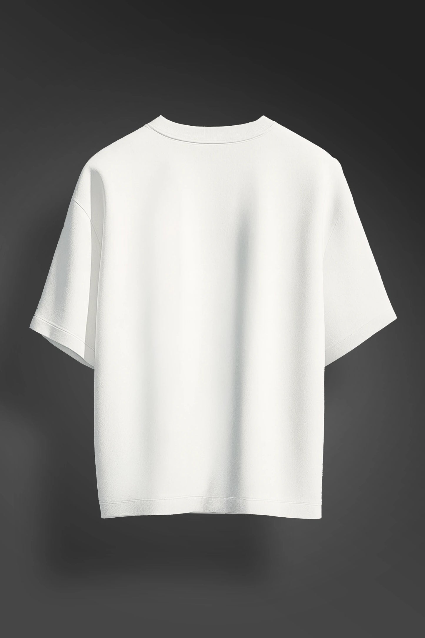 White Half T-Shirt