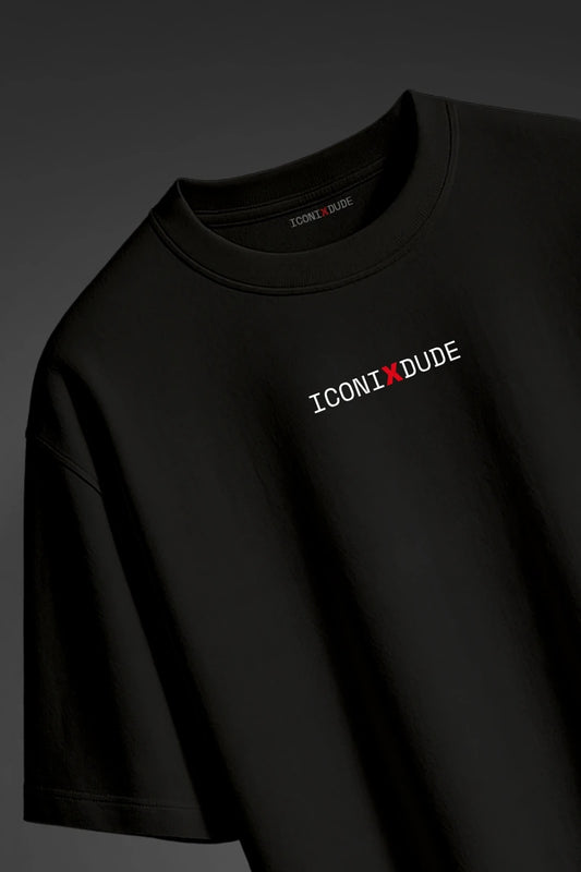 Black Half T-Shirt
