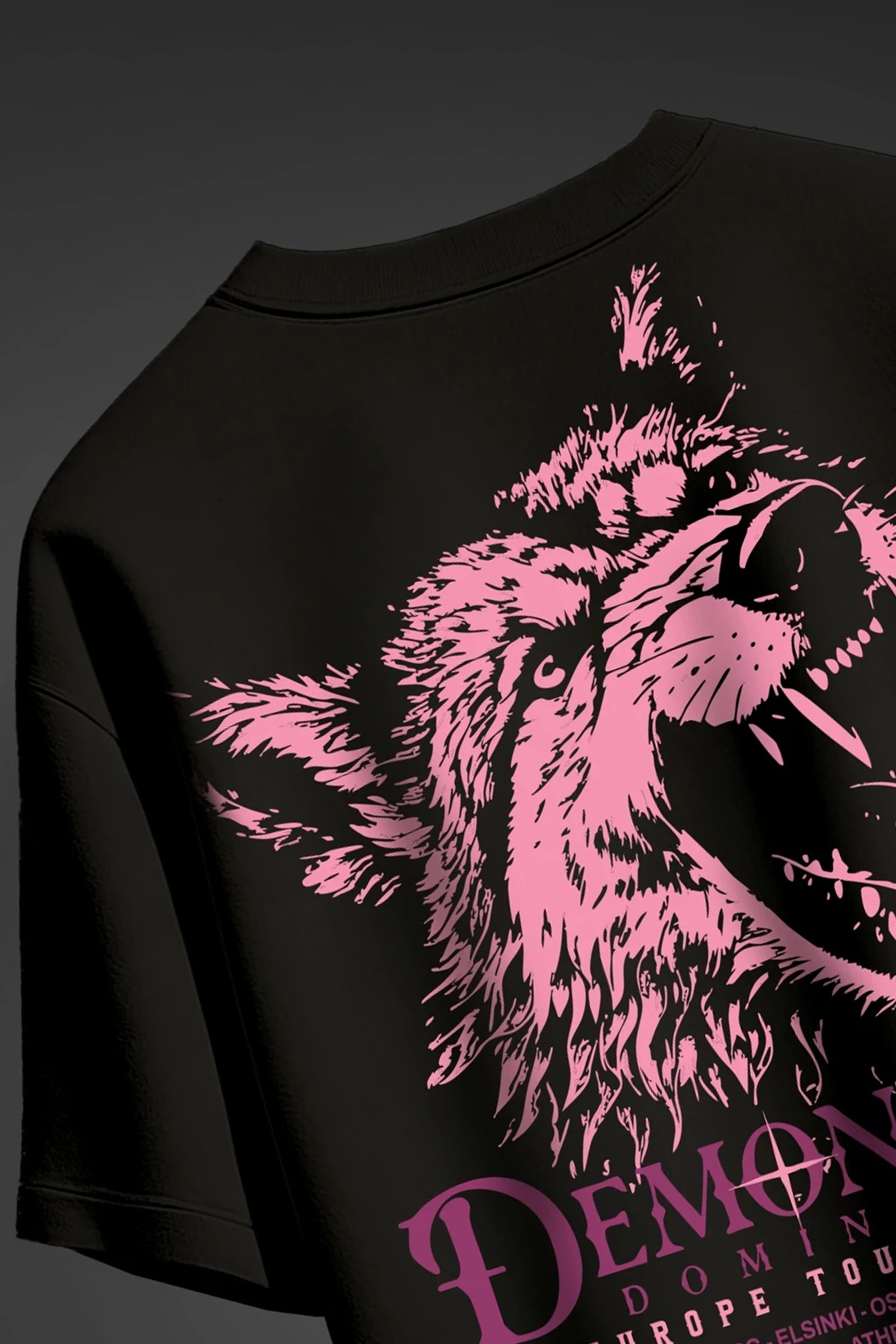 Demoniac black Oversize T-shirt