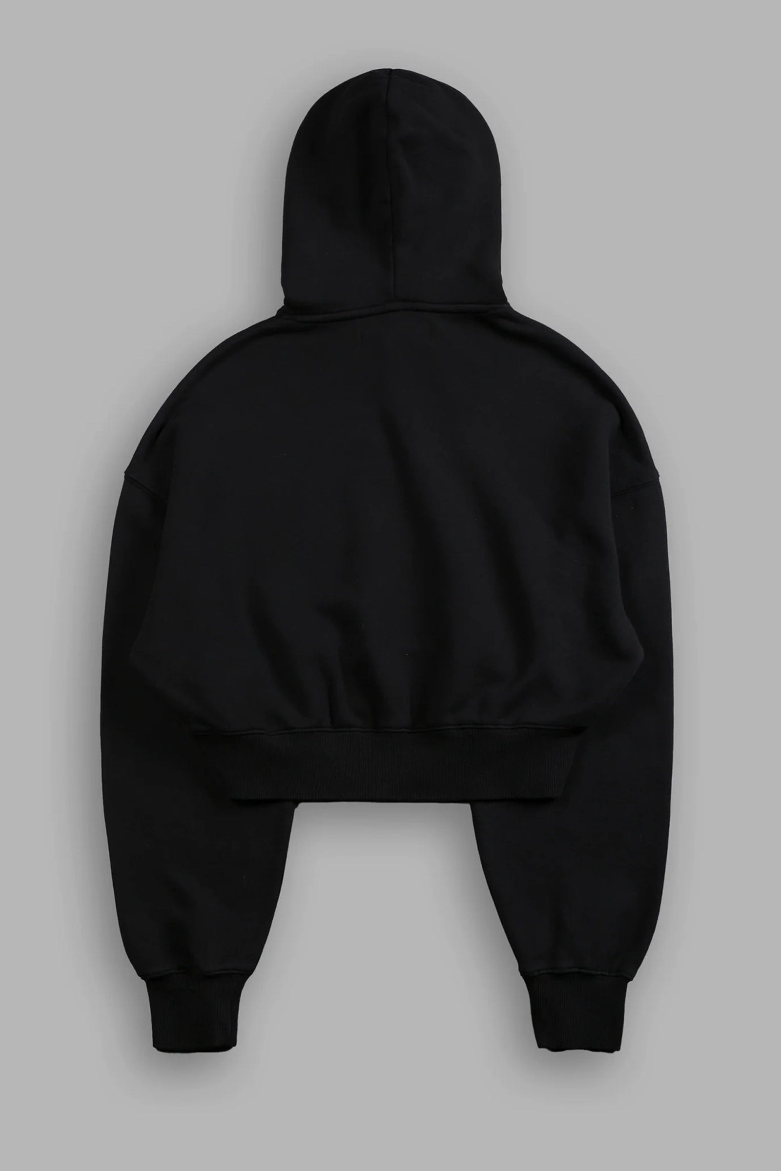 The Wicher, Women's Black Crop Hoodie