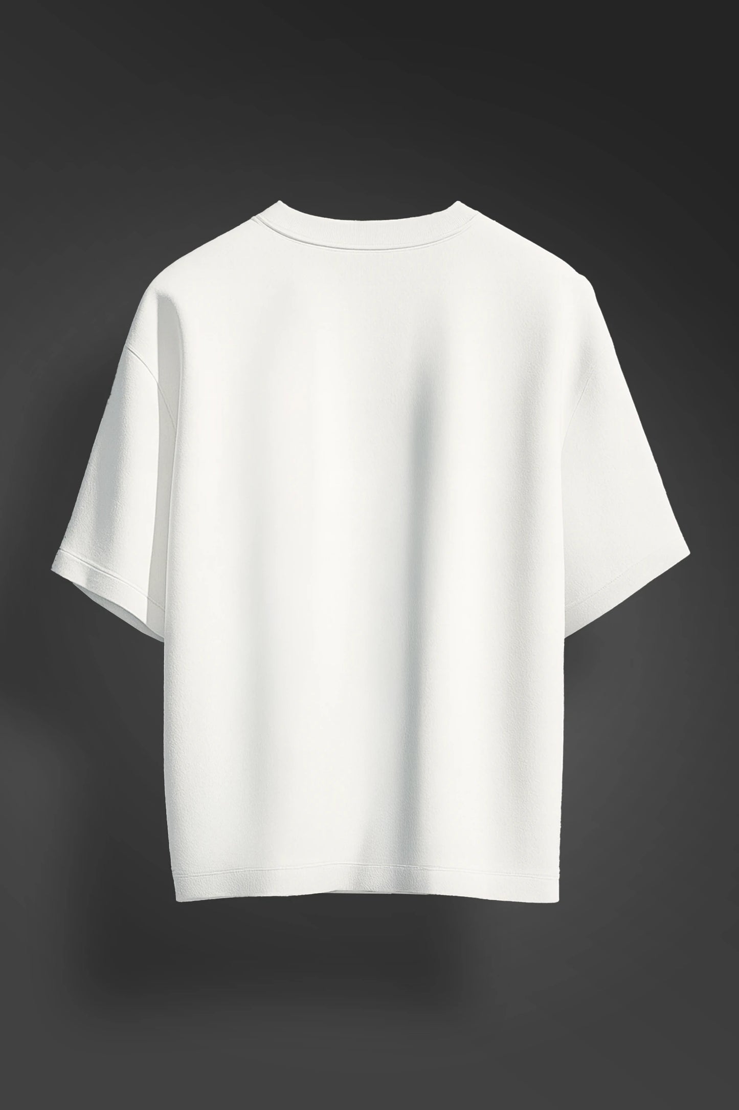 White Half T-Shirt