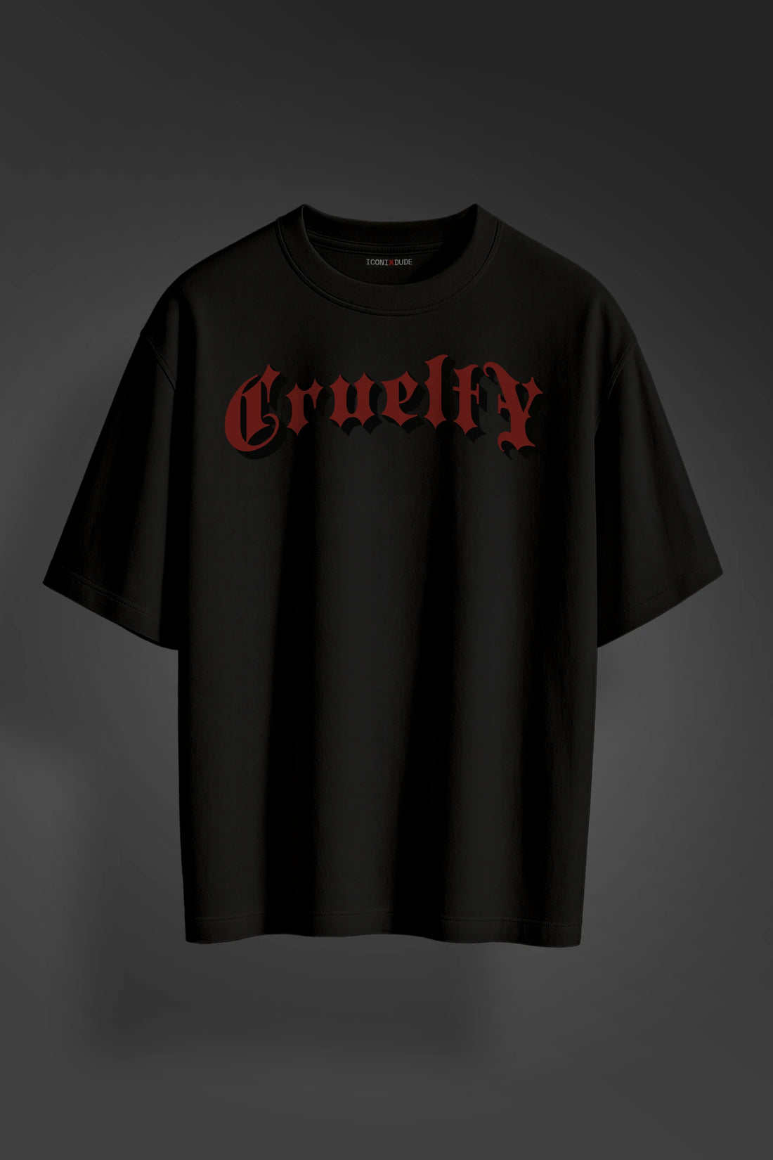 Cruelty Black Oversize T-shirt