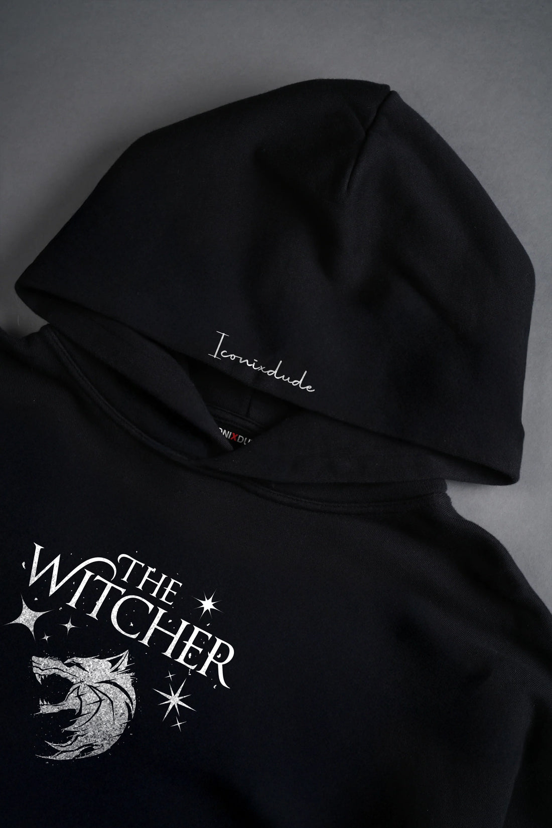 The Wicher, Man's Black Hoodie