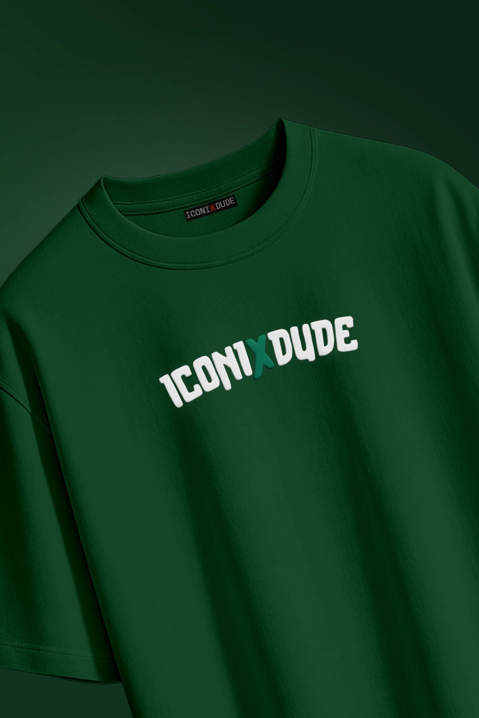 Dragonfly Bottle Green Oversize T-shirt