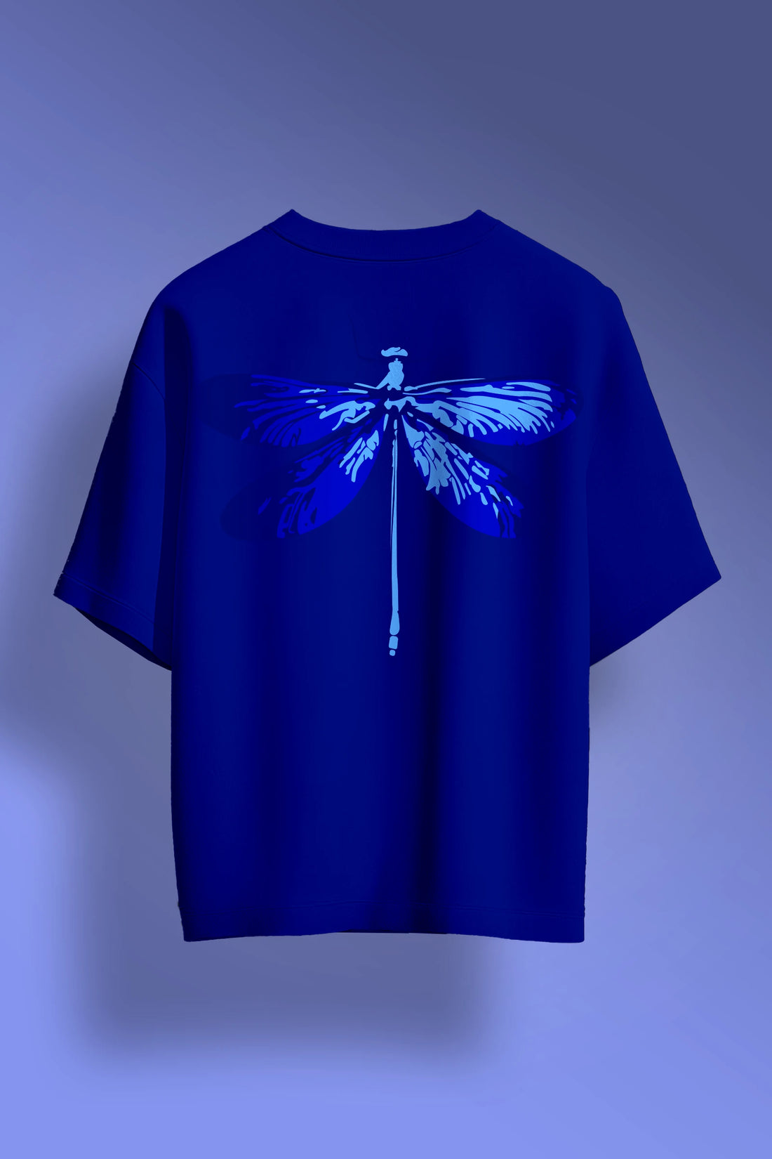 Dragonfly Navy Blue Oversize T-shirt