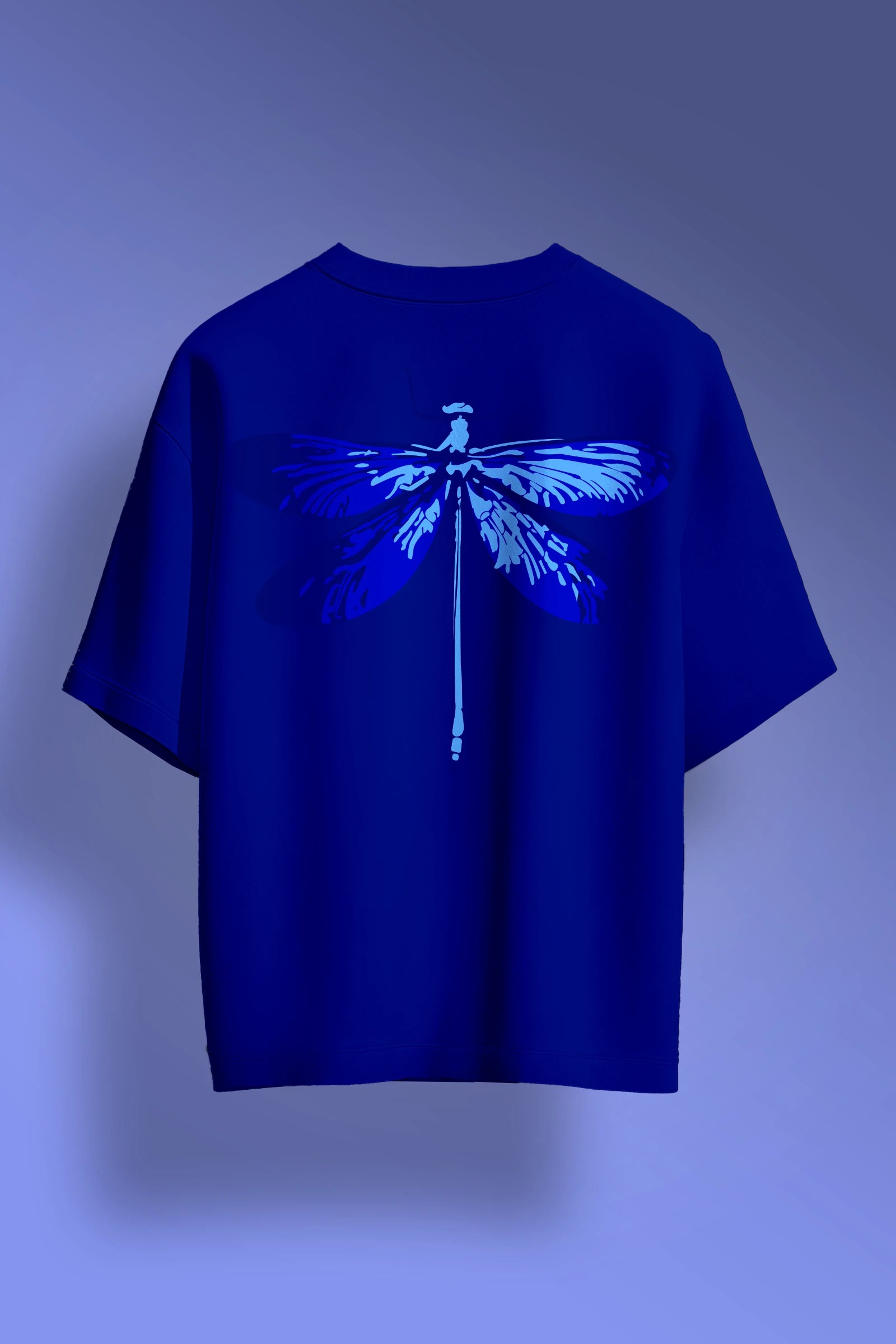 Dragonfly Navy Blue Oversize T-shirt