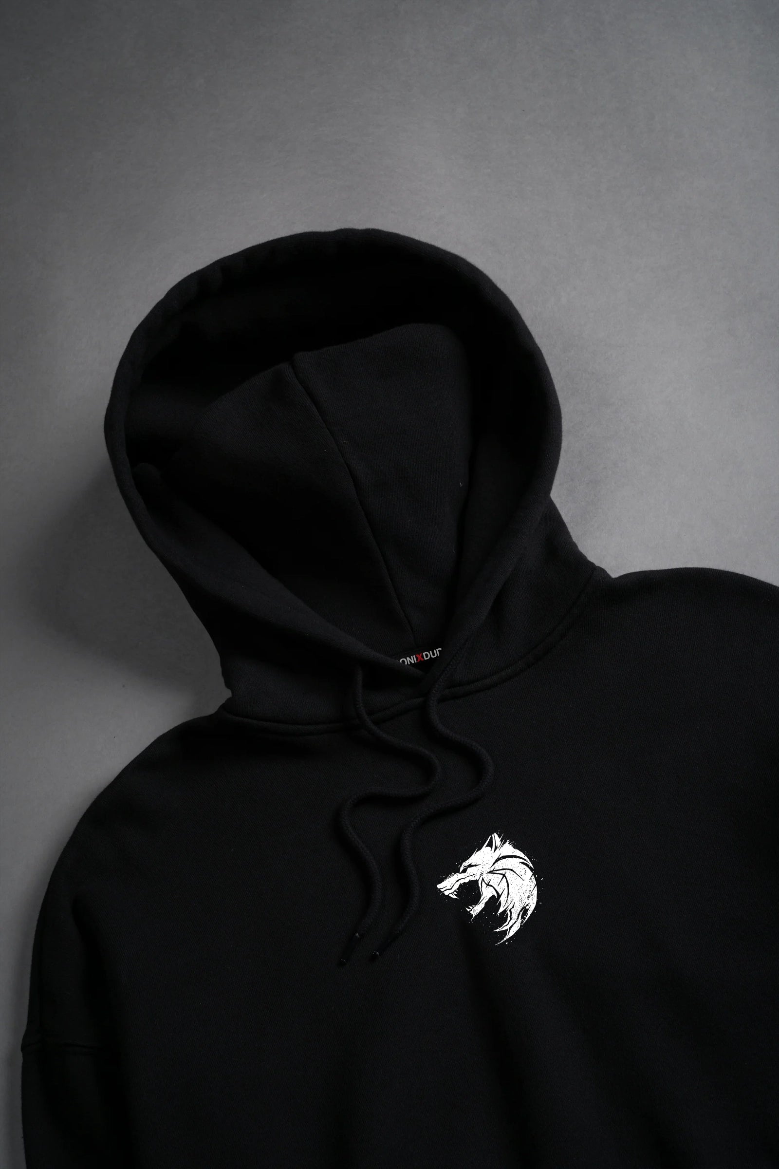 The Wicher, Women's Black Crop Hoodie