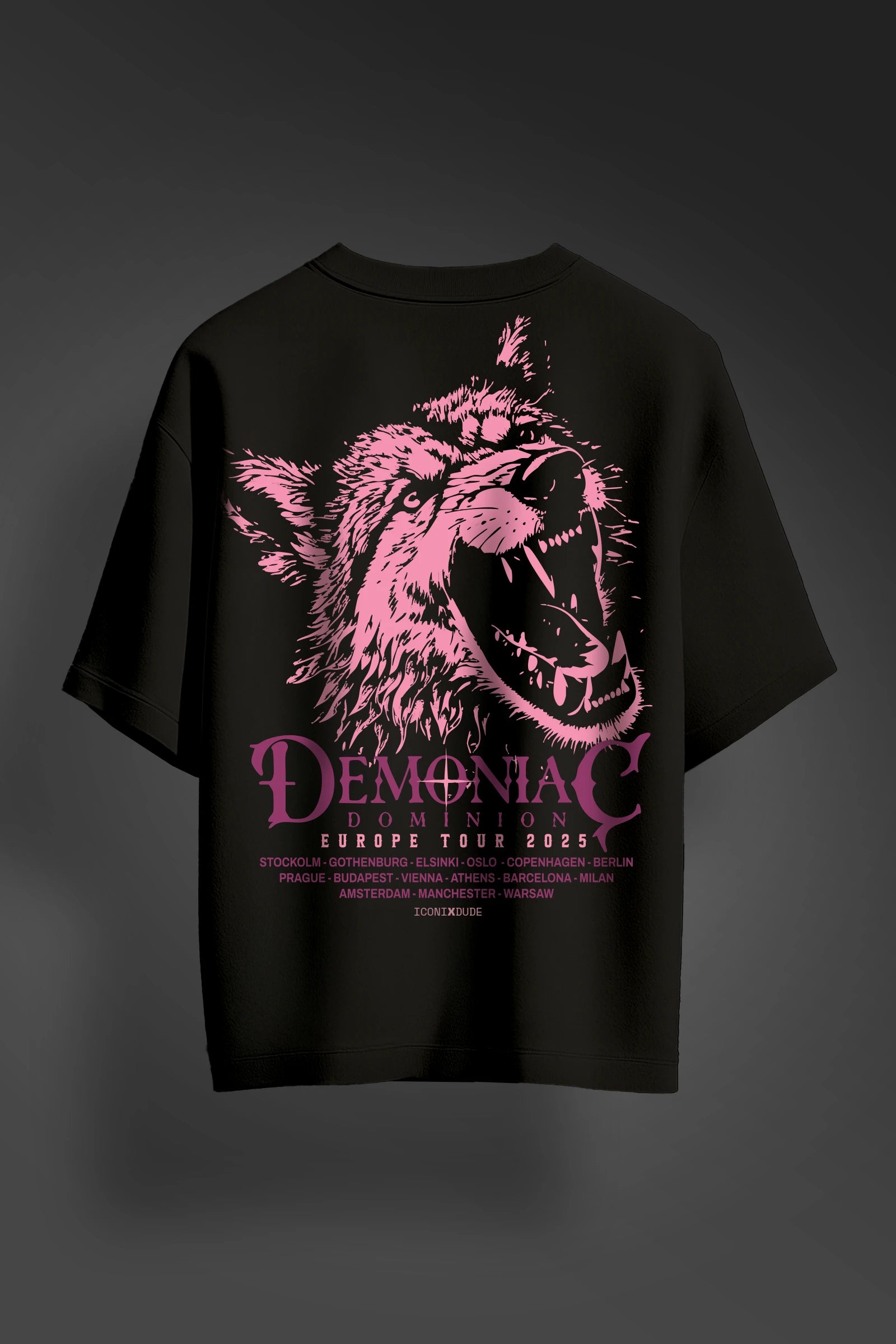 Demoniac black Oversize T-shirt