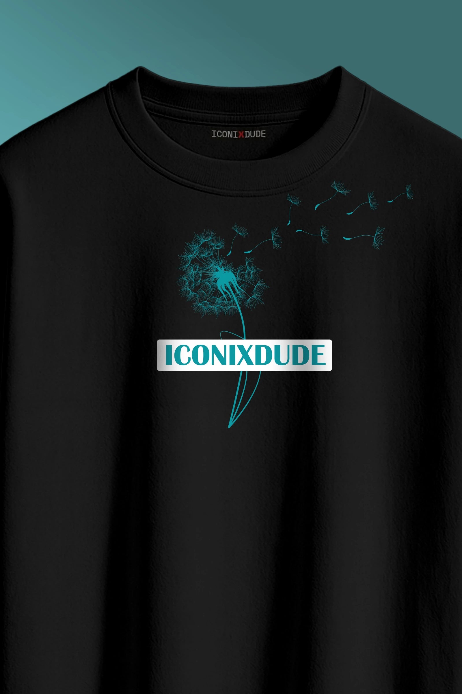 Dandelion Black Oversize T-shirt