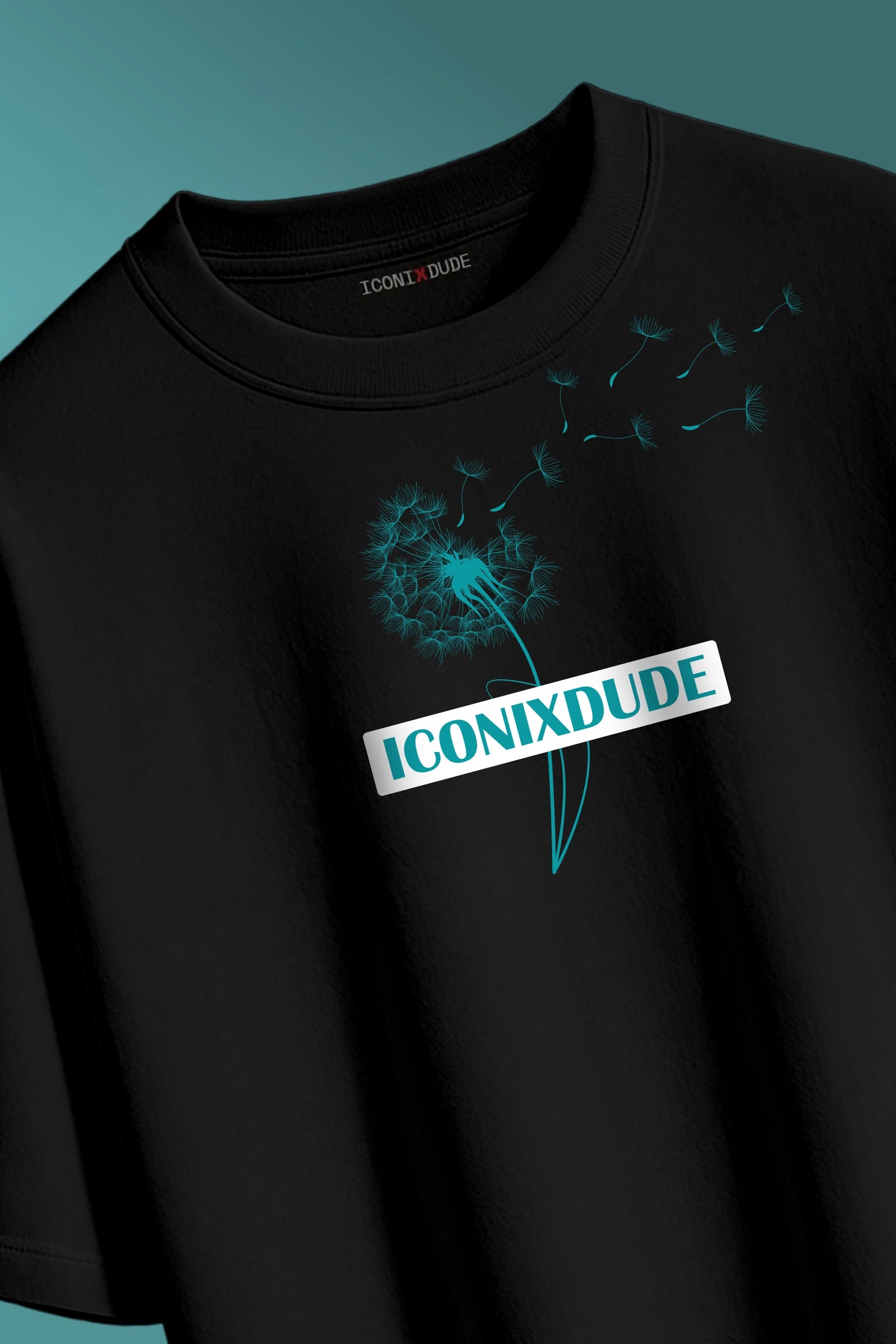 Dandelion Black Oversize T-shirt