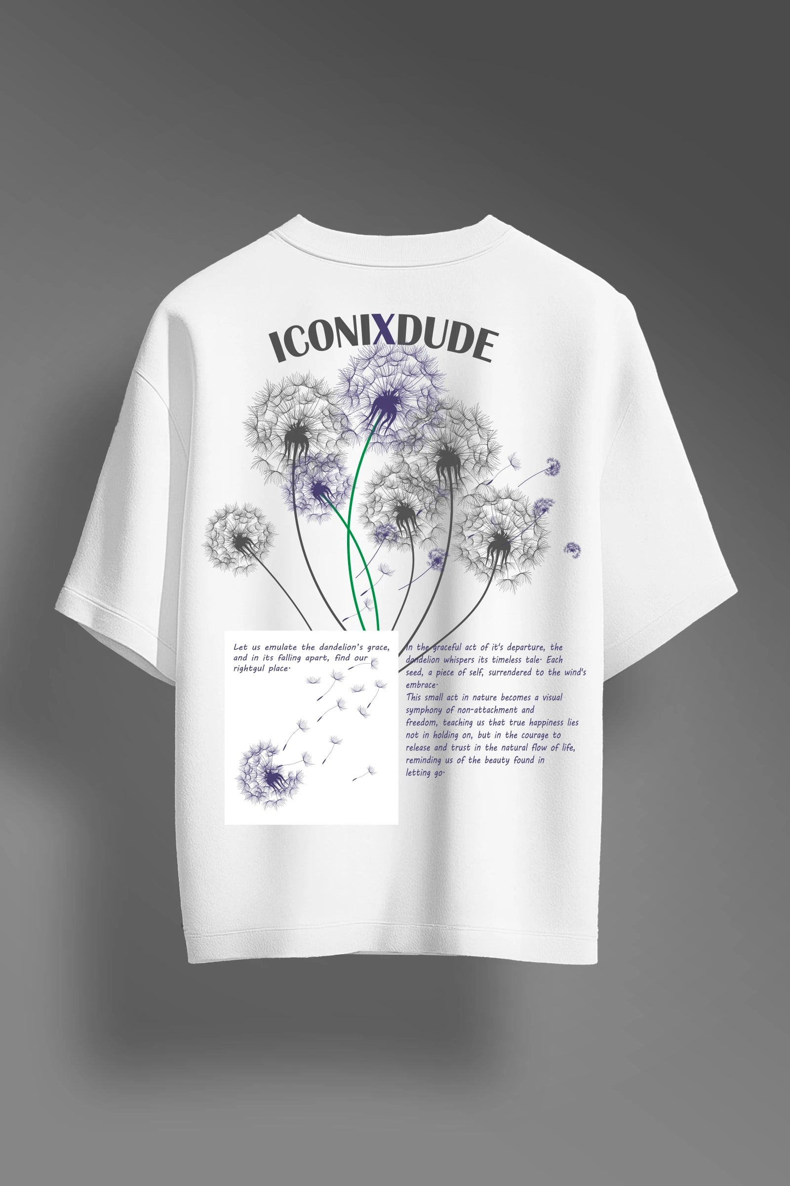 Dandelion White Oversize t-shirt